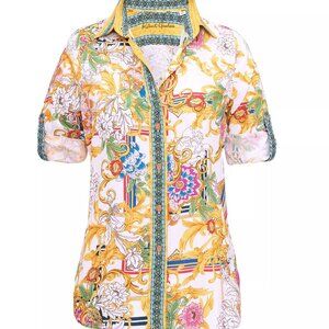 ROBERT GRAHAM Hadley Baroque floral shirt XXL 2XL